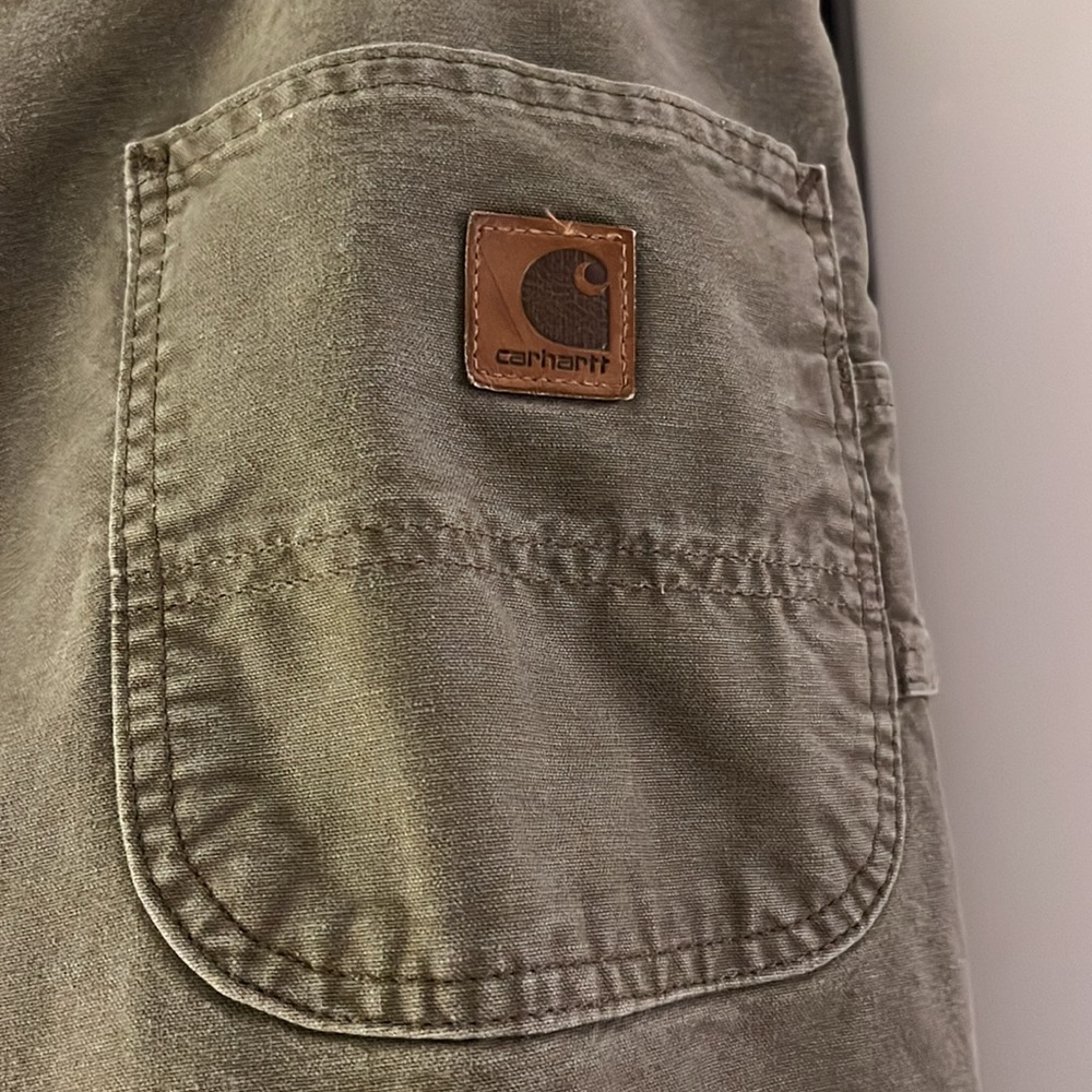 Men’s Carhartt dungaree fit work pants - Picture 3 of 5